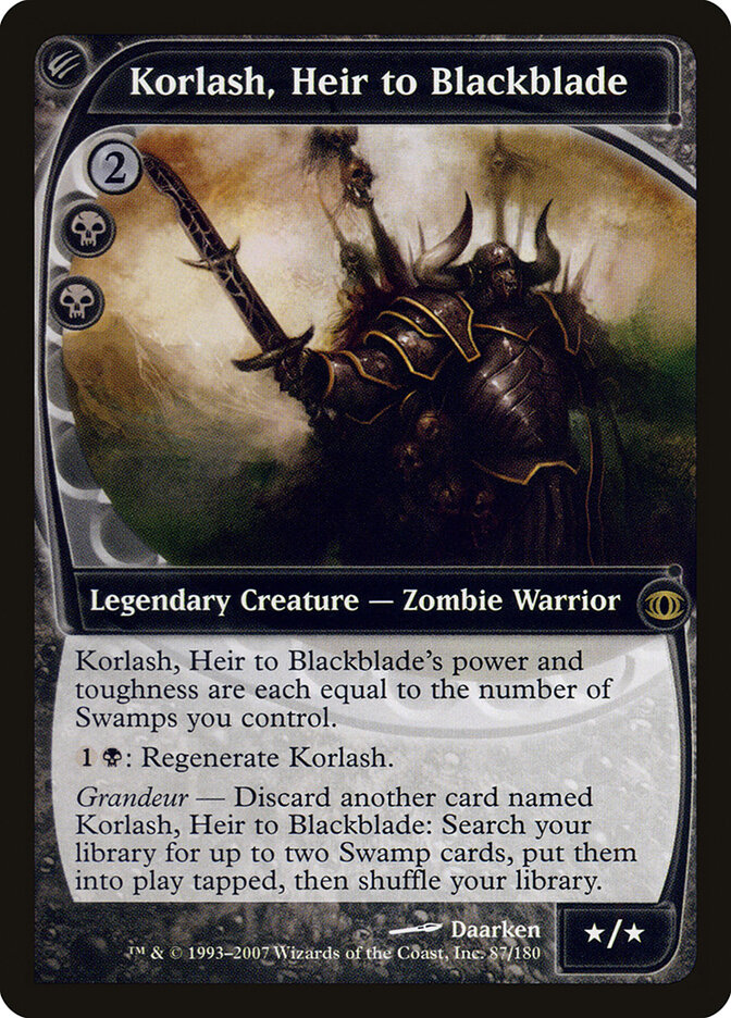 Korlash, Heir to Blackblade (Future Sight)