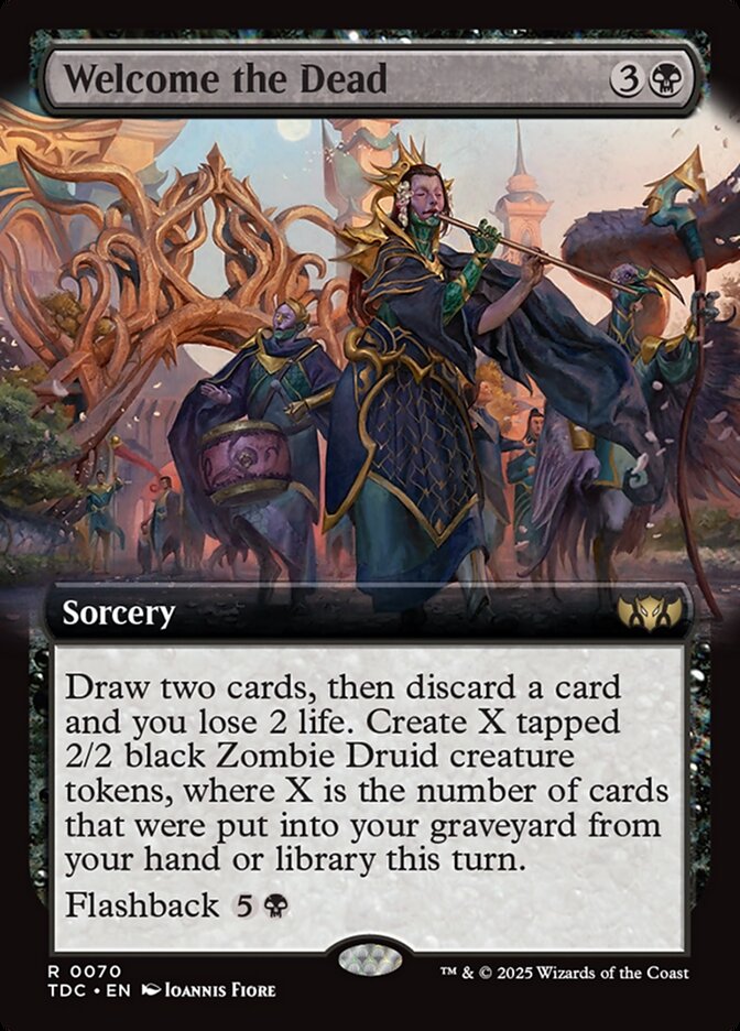 Welcome the Dead (Tarkir: Dragonstorm Commander)