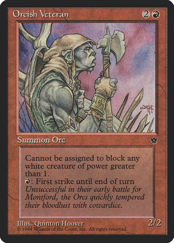 Orcish Veteran (Fallen Empires)