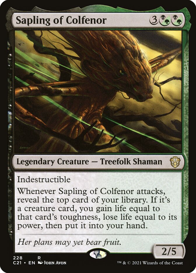 Sapling of Colfenor (Commander 2021)