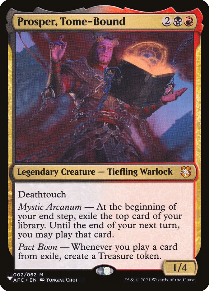 Prosper, Tome-Bound (The List)