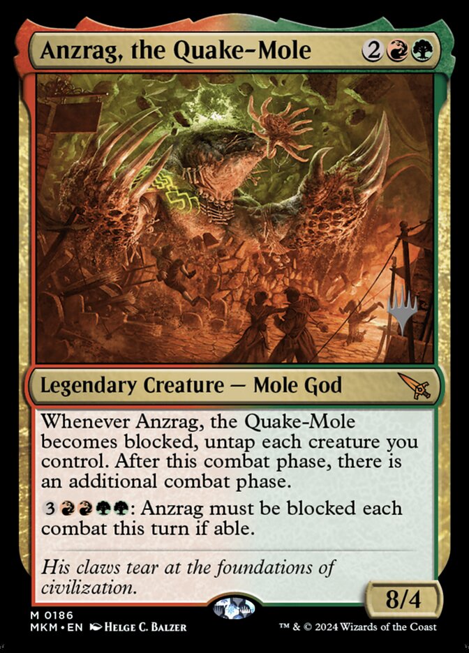 Anzrag, the Quake-Mole (Murders at Karlov Manor Promos)