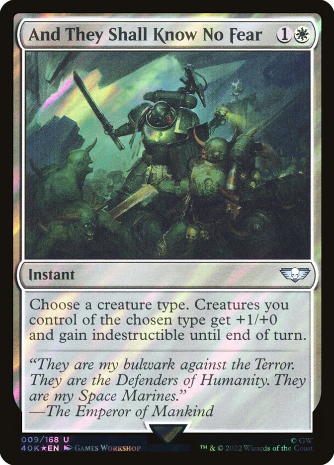 And They Shall Know No Fear (Warhammer 40,000 Commander)