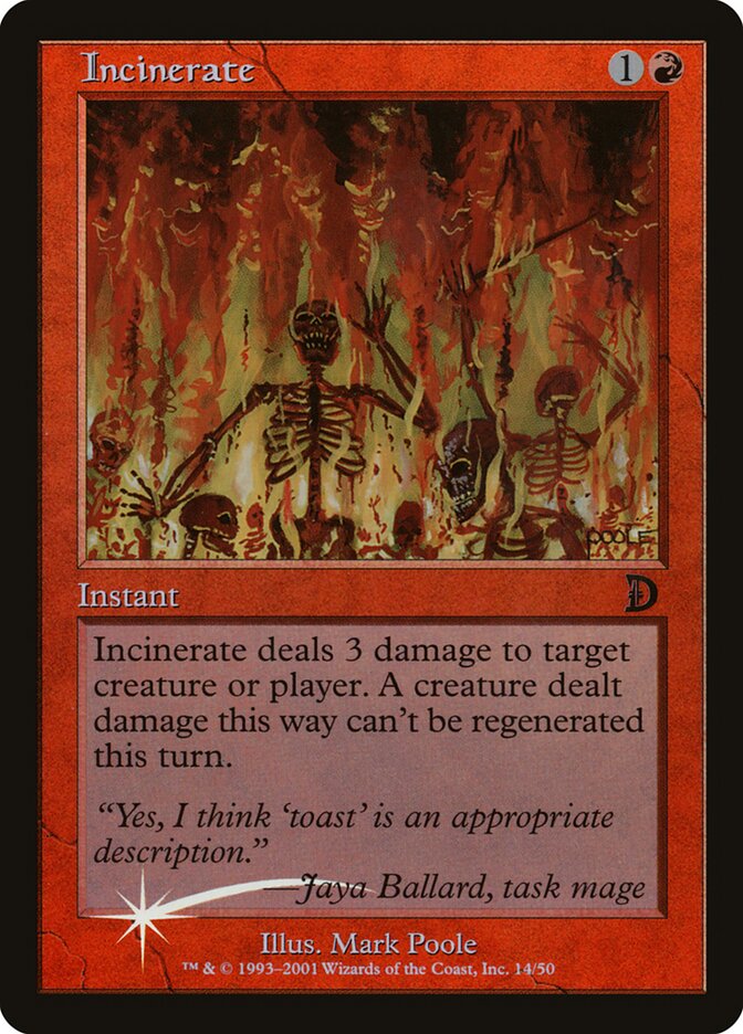 Incinerate (Deckmasters)