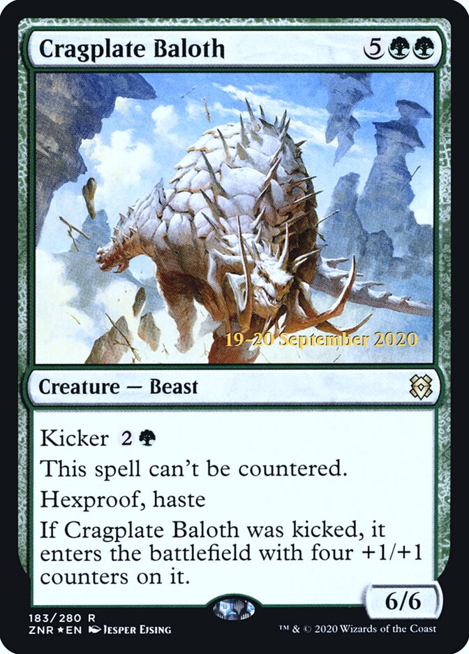 Cragplate Baloth (Zendikar Rising Promos)