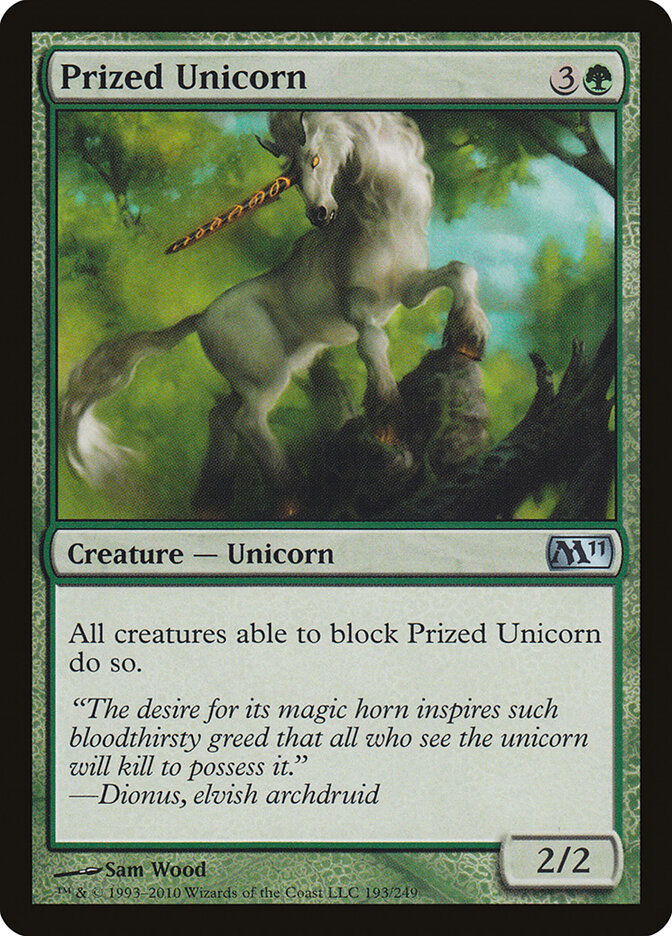 Prized Unicorn (Magic 2011)