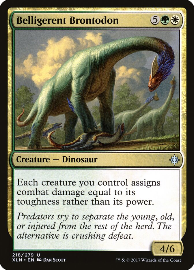 Belligerent Brontodon (Ixalan)