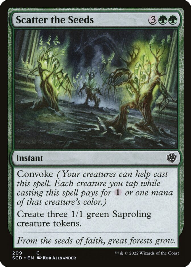 Scatter the Seeds (Starter Commander Decks)
