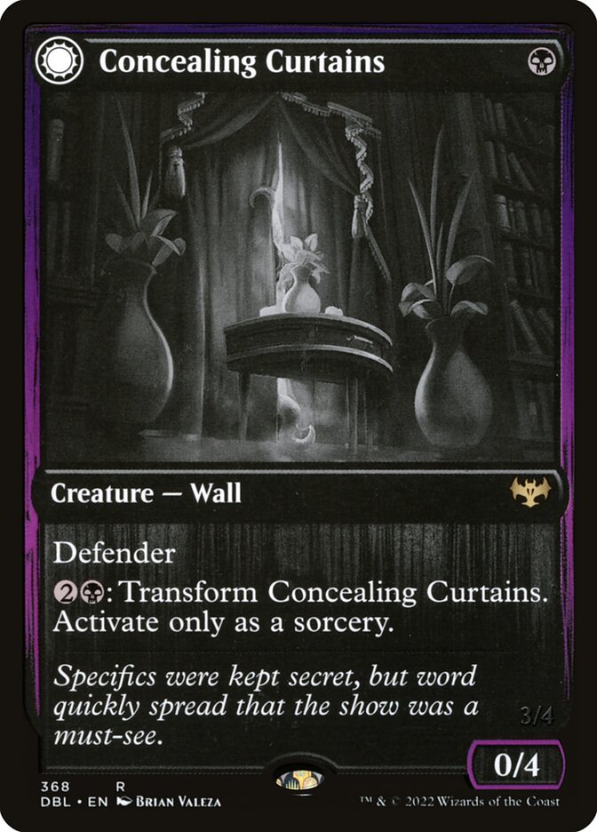 Concealing Curtains (Innistrad: Double Feature)