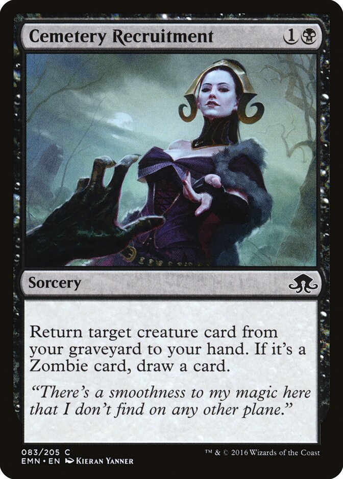 Cemetery Recruitment (Eldritch Moon)