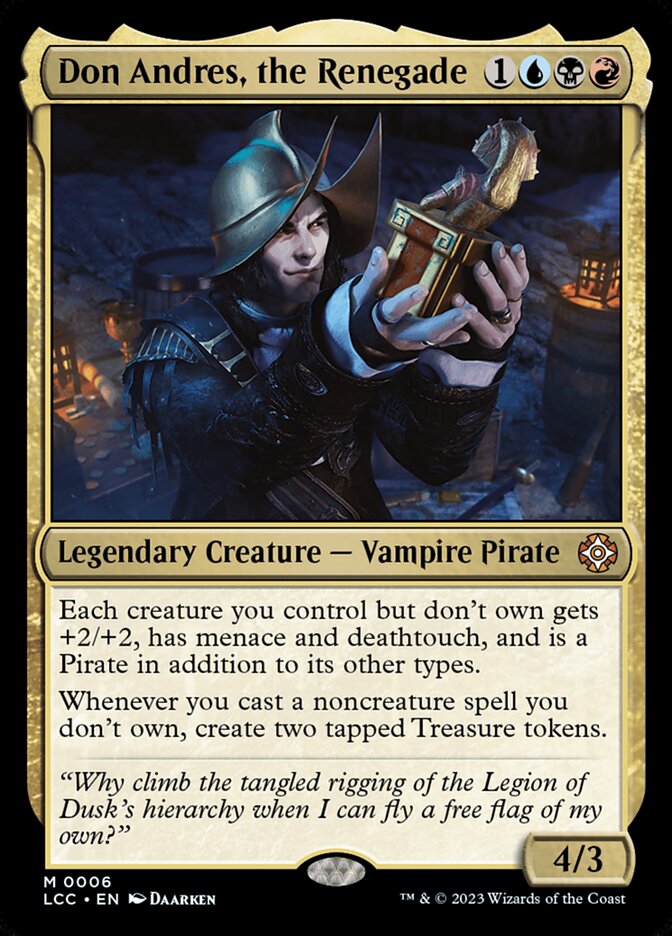 Don Andres, the Renegade (The Lost Caverns of Ixalan Commander)