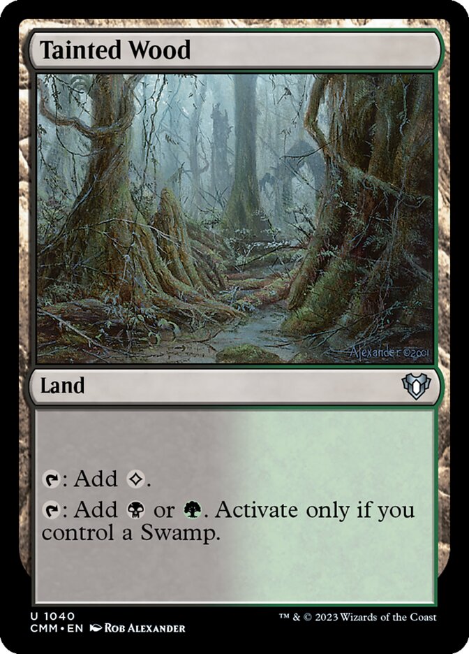 Tainted Wood (Commander Masters)