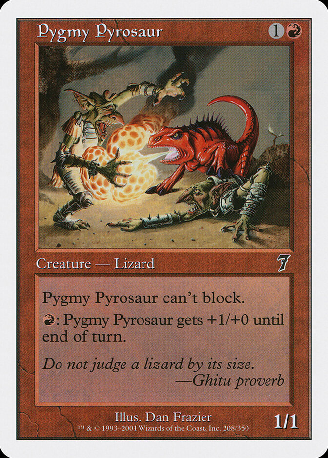 Pygmy Pyrosaur (Seventh Edition)