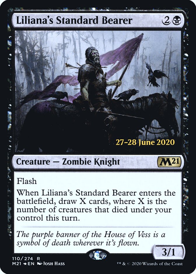 Liliana's Standard Bearer (Core Set 2021 Promos)