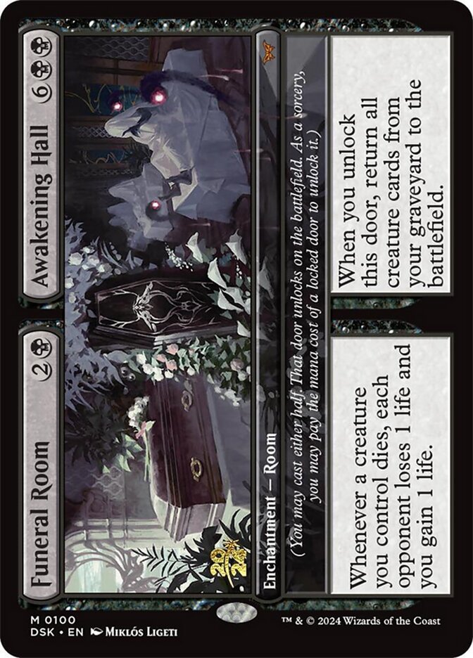 Funeral Room // Awakening Hall (Duskmourn: House of Horror Promos)