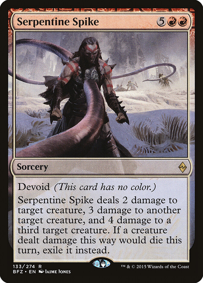 Serpentine Spike (Battle for Zendikar)