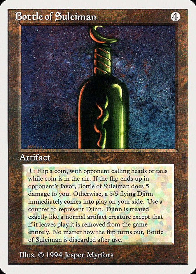 Bottle of Suleiman (Summer Magic / Edgar)