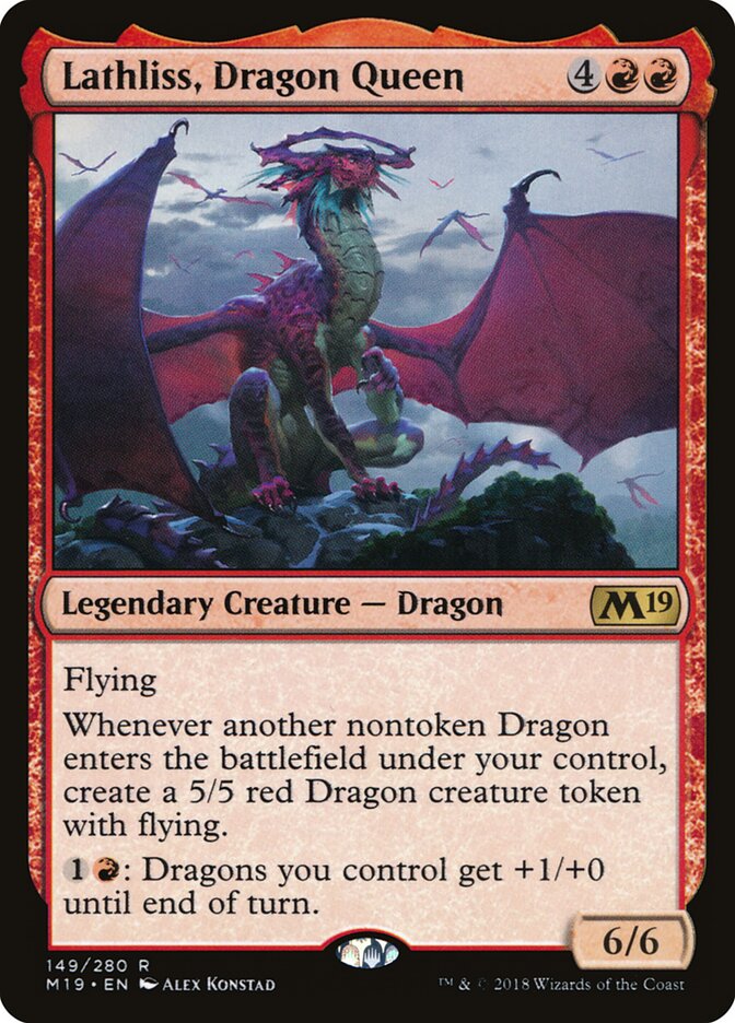 Lathliss, Dragon Queen (Core Set 2019)