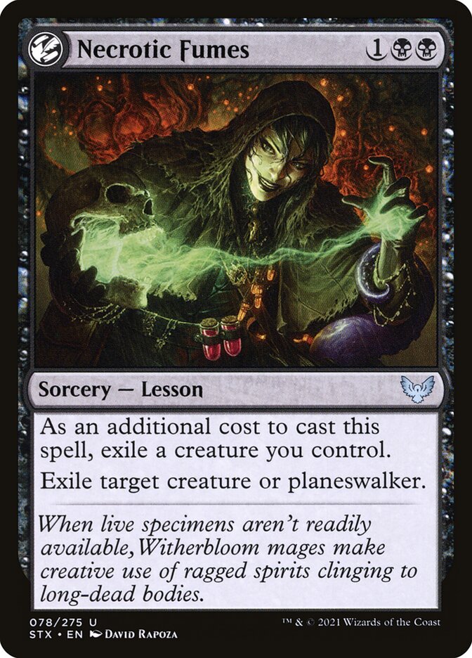Necrotic Fumes (Strixhaven: School of Mages)