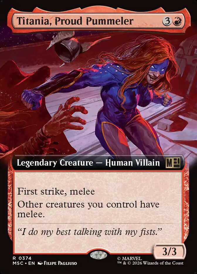 Titania, Proud Pummeler (Marvel Super Heroes Commander)