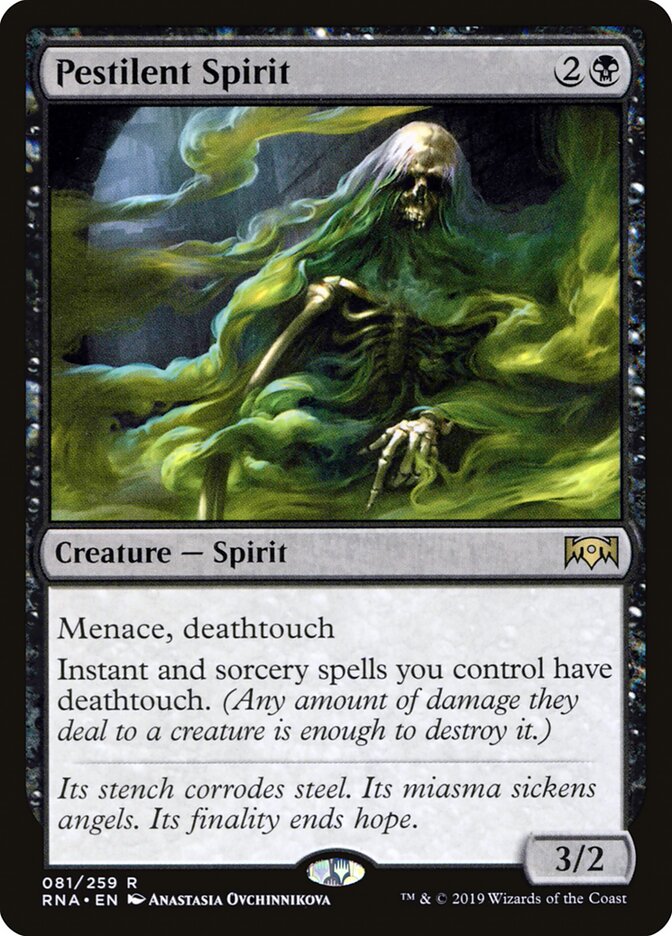 Pestilent Spirit (Ravnica Allegiance)