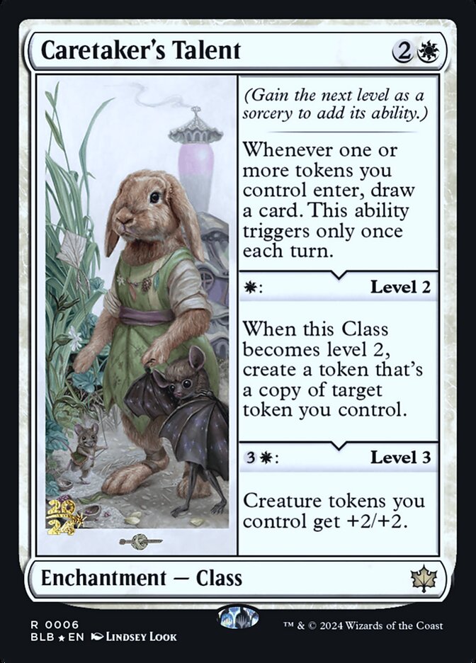 Caretaker's Talent (Bloomburrow Promos)