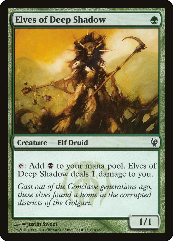 Elves of Deep Shadow (Duel Decks: Izzet vs. Golgari)