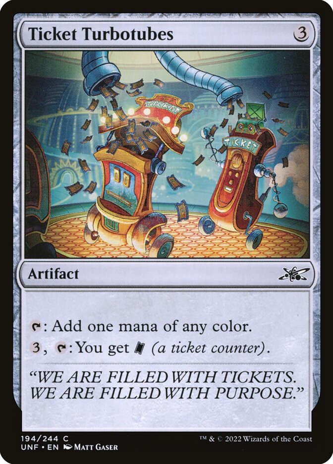 Ticket Turbotubes (Unfinity)
