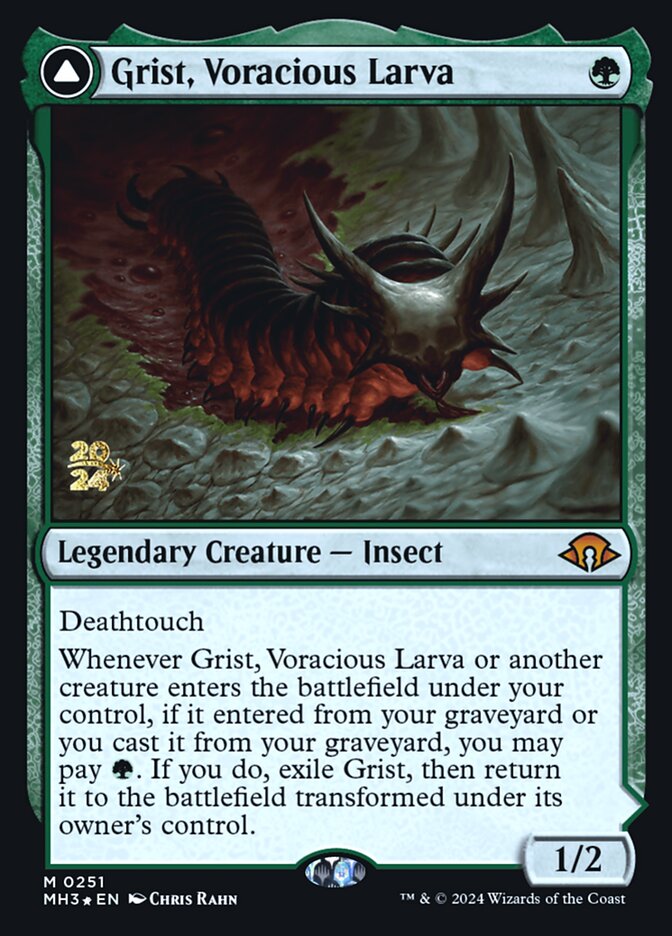 Grist, Voracious Larva (Modern Horizons 3 Promos)
