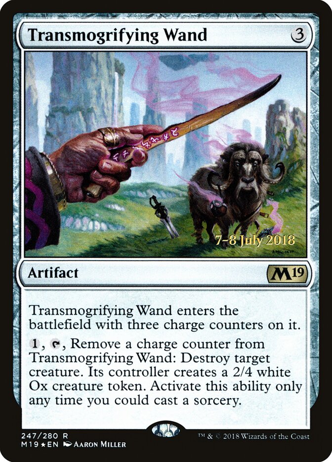 Transmogrifying Wand (Core Set 2019 Promos)