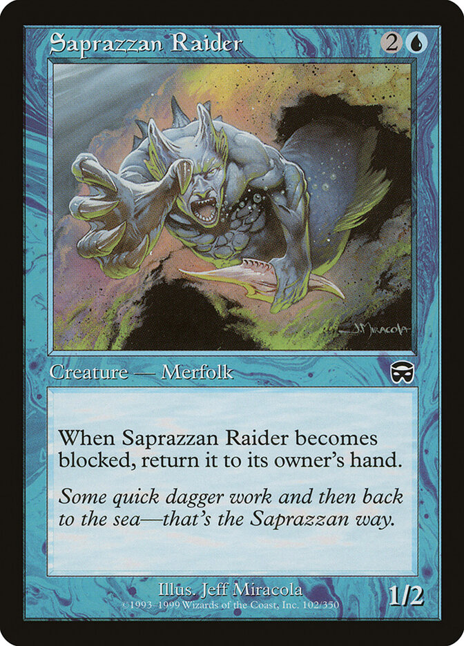 Saprazzan Raider (Mercadian Masques)