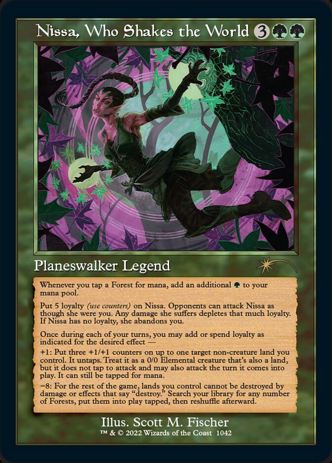 Nissa, Who Shakes the World (Secret Lair Drop)