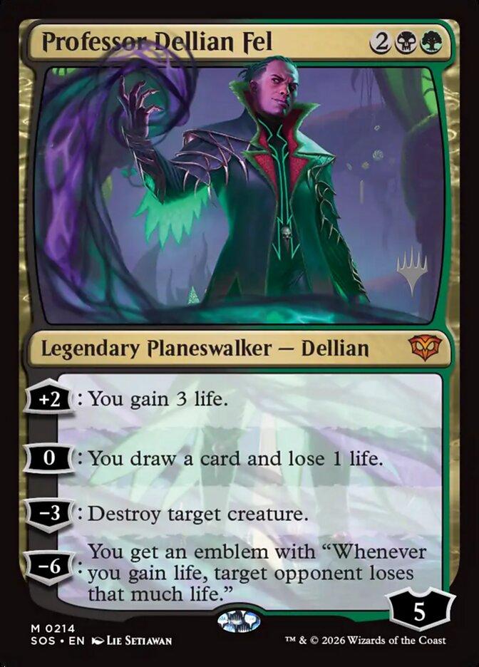 Professor Dellian Fel (Secrets of Strixhaven Promos)
