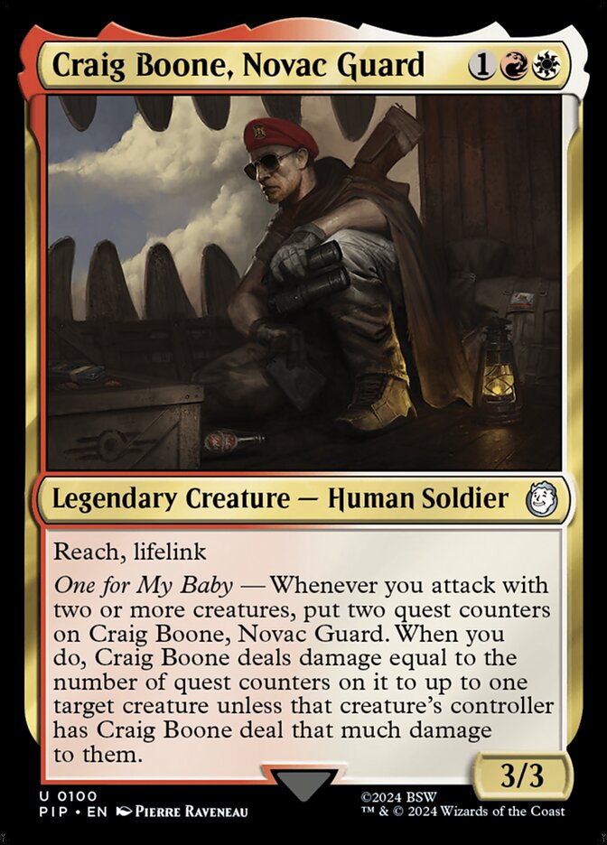 Craig Boone, Novac Guard (Fallout)