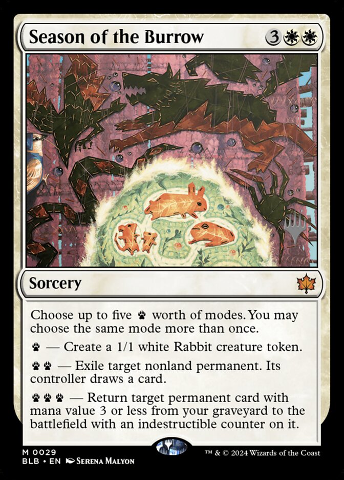 Season of the Burrow (Bloomburrow Promos)