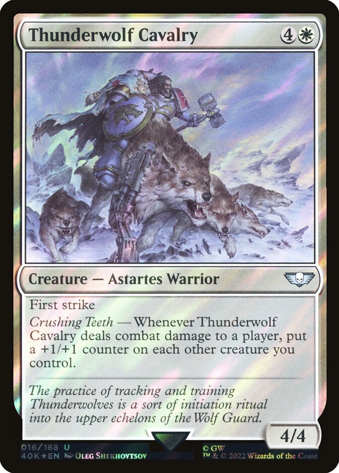 Thunderwolf Cavalry (Warhammer 40,000 Commander)