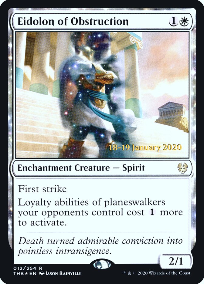 Eidolon of Obstruction (Theros Beyond Death Promos)