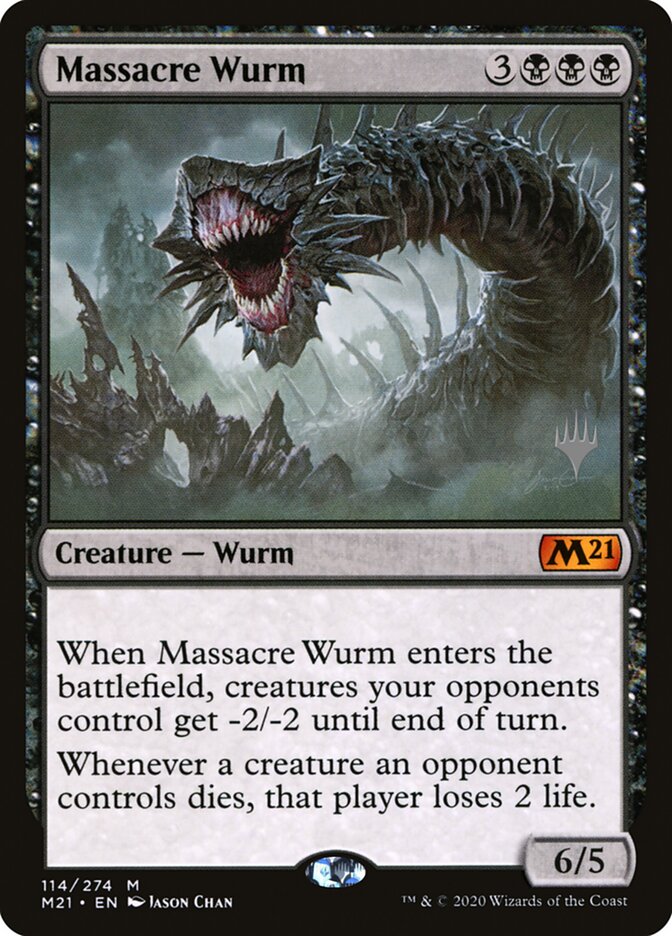 Massacre Wurm (Core Set 2021 Promos)