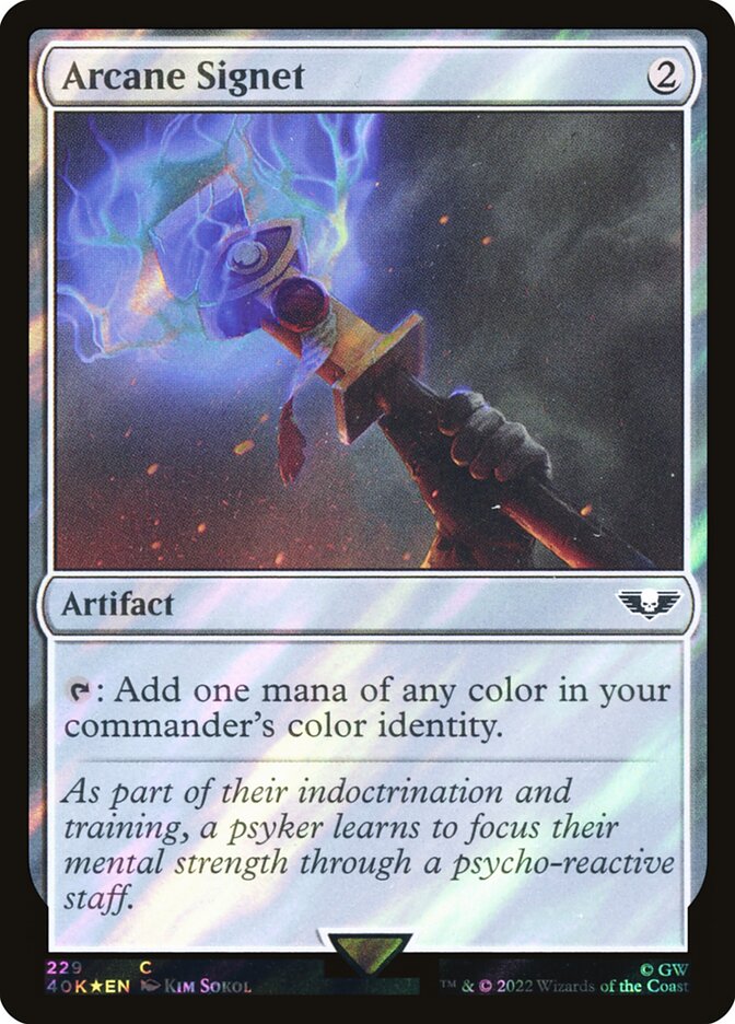 Arcane Signet (Warhammer 40,000 Commander)