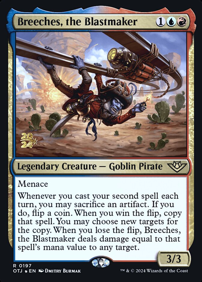 Breeches, the Blastmaker (Outlaws of Thunder Junction Promos)