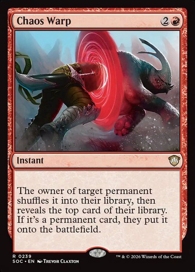 Chaos Warp (Secrets of Strixhaven Commander)