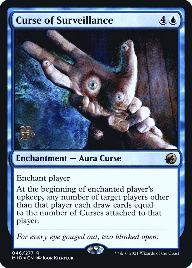Curse of Surveillance (Innistrad: Midnight Hunt Promos)