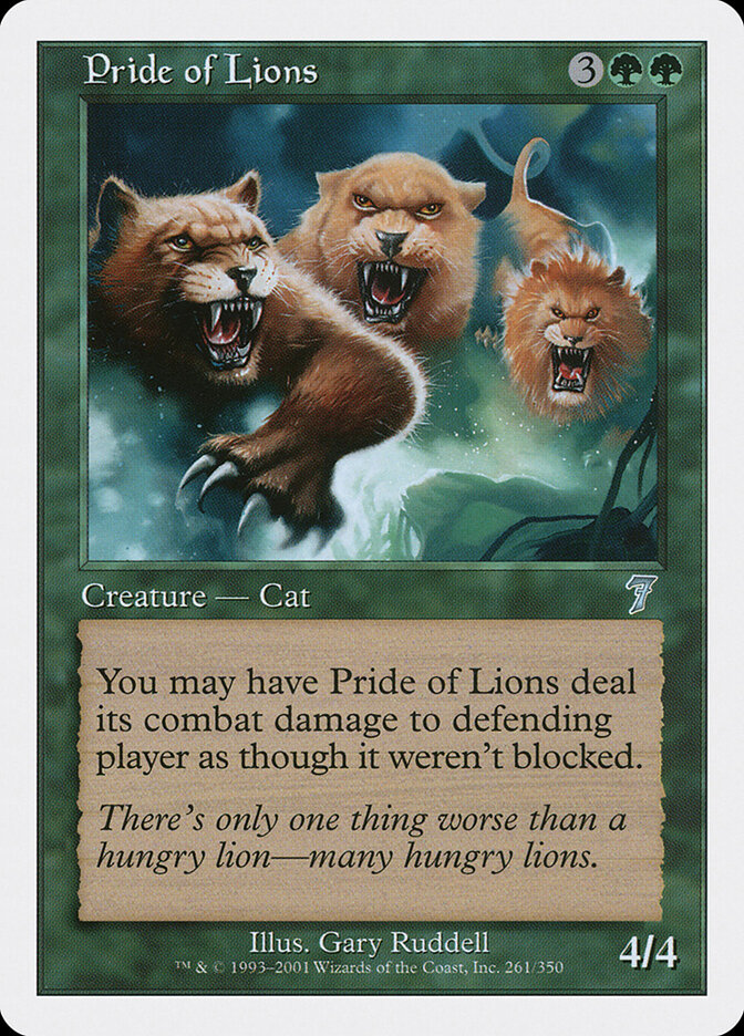 Pride of Lions (Seventh Edition)