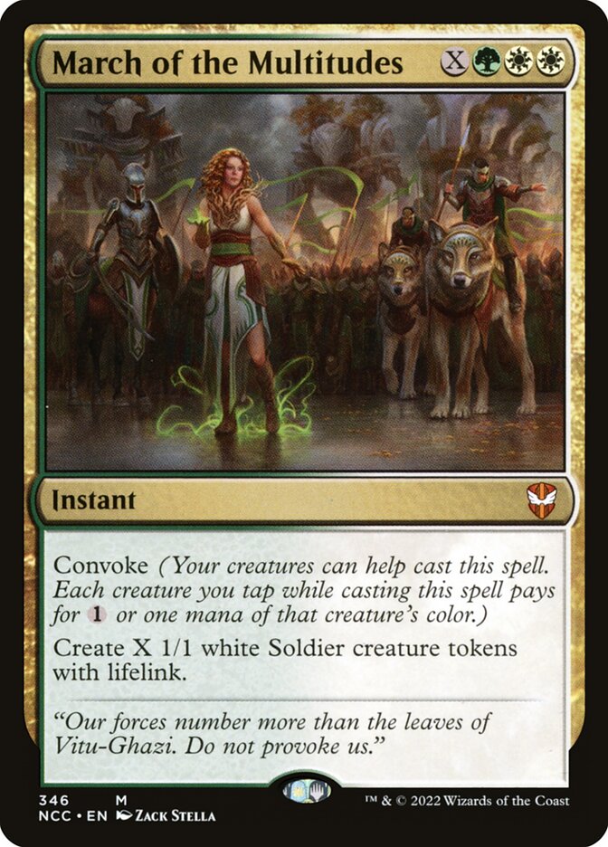March of the Multitudes (New Capenna Commander)