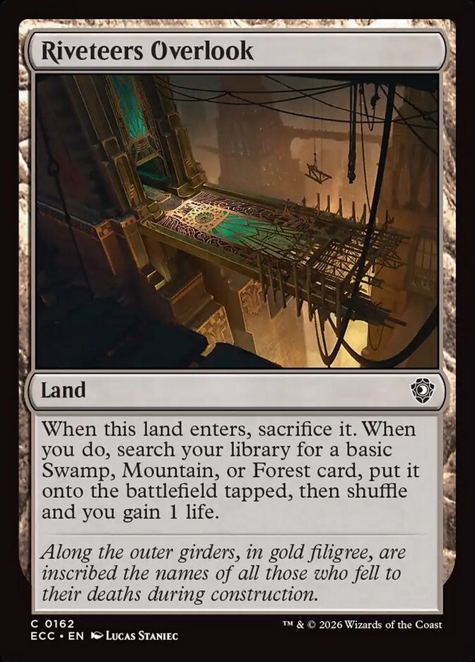 Riveteers Overlook (Lorwyn Eclipsed Commander)