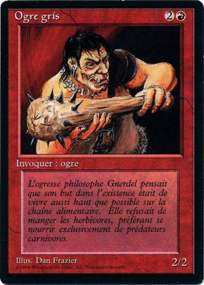 Gray Ogre (Foreign Black Border)