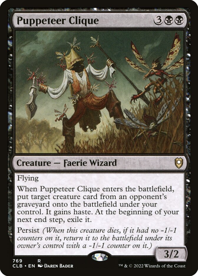 Puppeteer Clique (Commander Legends: Battle for Baldur's Gate)