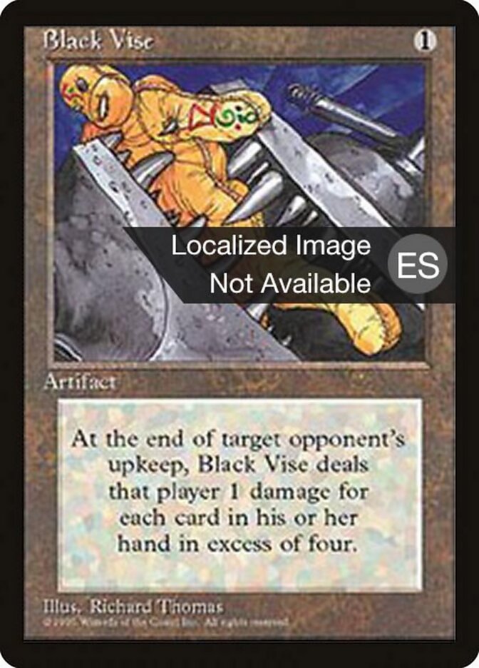 Black Vise (Fourth Edition Foreign Black Border)