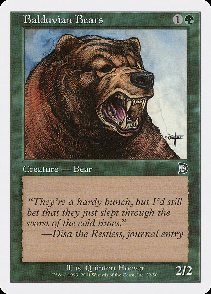 Balduvian Bears (Deckmasters)