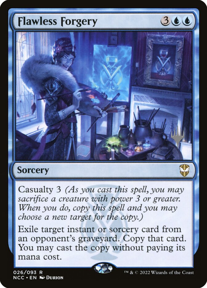 Flawless Forgery (New Capenna Commander Promos)